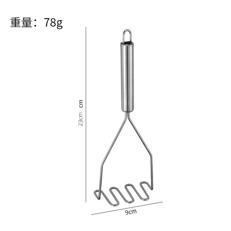 Pro-Grade Stainless Potato Masher